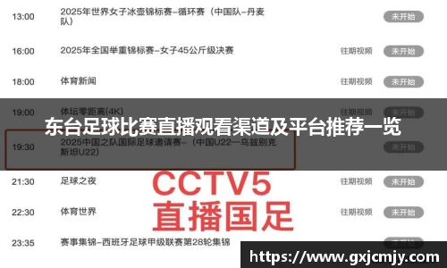东台足球比赛直播观看渠道及平台推荐一览